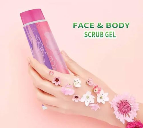 Face and Body Brightening & Exfoliating Cleansing Scrub Gel